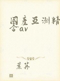 国产亚洲精品综合av封面