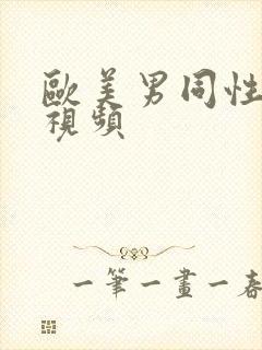 欧美男同性恋的视频