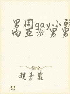 男同gay小鲜肉亚洲男男在线观看封面