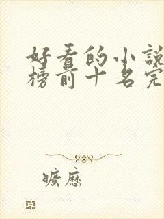 好看的小说排行榜前十名完结