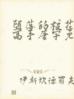 堕落的校花贴身高手唐宇免费阅读小说