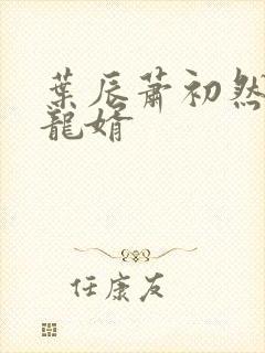 叶辰萧初然至尊龙婿封面