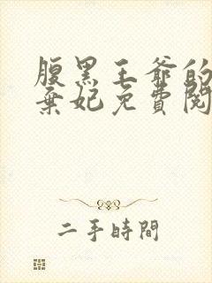 腹黑王爷的天价弃妃免费阅读全文封面