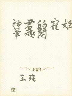 神君的宠姬迟迟笔趣阁封面