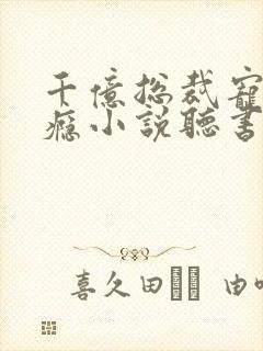 千亿总裁宠妻上瘾小说听书