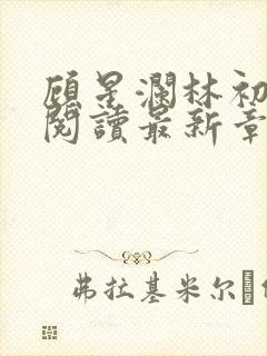 顾星澜林初全文阅读最新章节