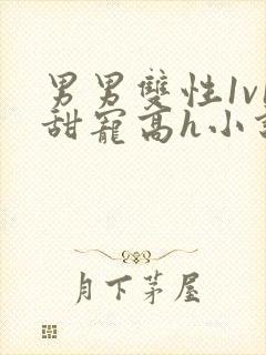 男男双性1v1甜宠高h小说