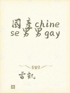 国产chinese男男gay
