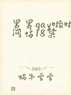 男男gay啪啪网站18禁