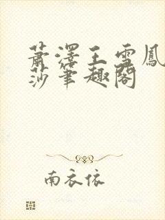 萧泽王雪凤苏丽莎笔趣阁封面