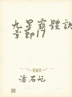 九星霸体诀最新章节17