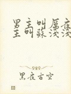 男主叫厉夜霆女主叫苏浅浅的小说