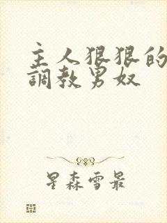 主人狠狠的惩罚调教男奴