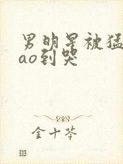 男明星被猛男cao到哭