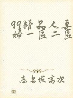 99精品人妻少妇一区二区封面