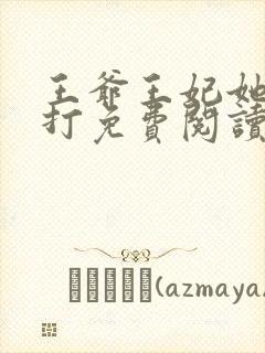 王爷王妃她很能打免费阅读封面