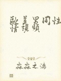 欧美男同性恋激情视频