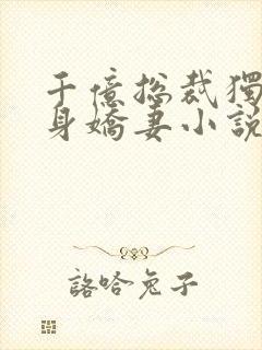 千亿总裁独宠替身娇妻小说简介