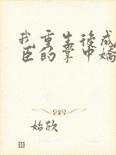 我重生后成了权臣的掌中娇