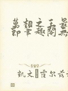 万相之王最新章节笔趣阁无弹窗封面