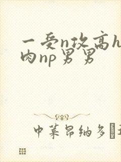 一受n攻高h全肉np男男封面