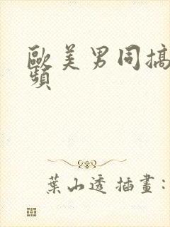 欧美男同搞基视频