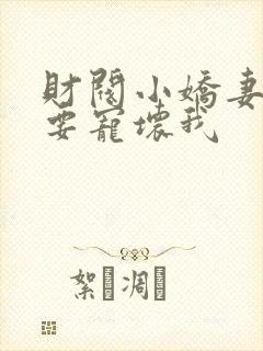 财阀小娇妻叔你要宠坏我