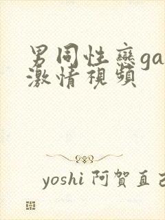 男同性恋gay激情视频