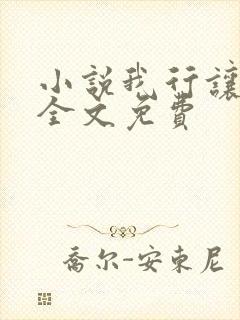 小说我行让我上全文免费