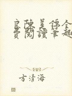 良陈美锦全文免费阅读笔趣阁官网