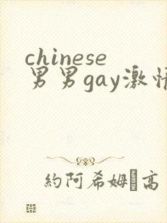 chinese男男gay激情
