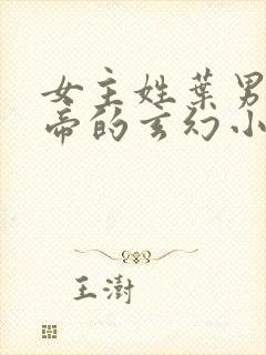 女主姓叶男主姓帝的玄幻小说封面