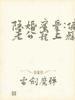 隐婚蜜爱:偏执老公宠上瘾txt下载