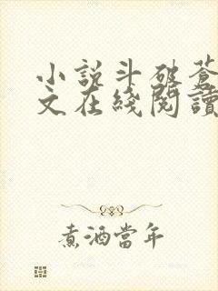 小说斗破苍穹全文在线阅读