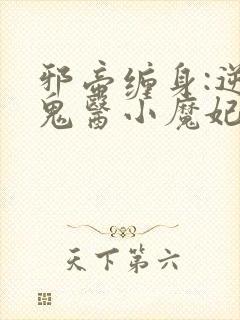 邪帝缠身:逆天鬼医小魔妃