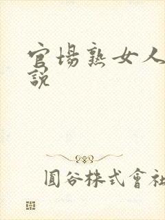 官场熟女人妻小说