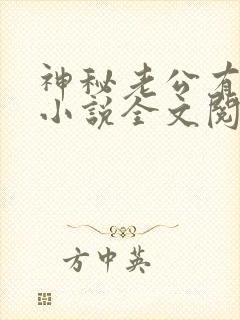 神秘老公有点坏小说全文阅读封面