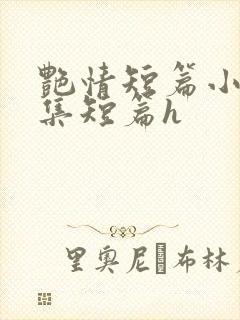 艳情短篇小说合集短篇h封面