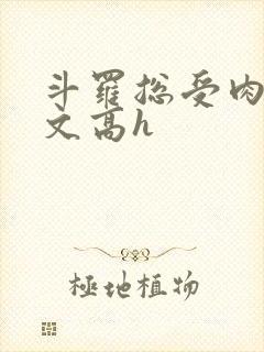 斗罗总受肉多荤文高h