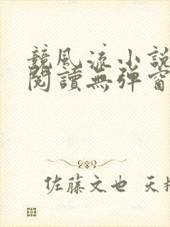 竞风流小说全文阅读无弹窗免费