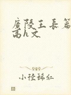 广陵王长篇巨肉高h文