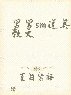 男男sm道具调教文