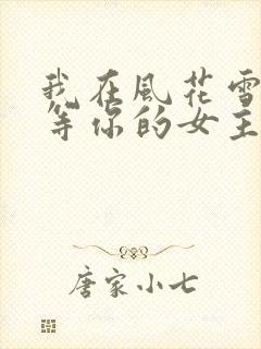 我在风花雪月里等你的女主
