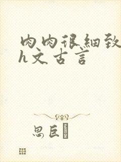 肉肉很细致的高h文古言封面