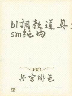 bl调教道具文sm纯肉