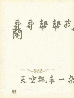 哥哥帮帮我笔趣阁封面
