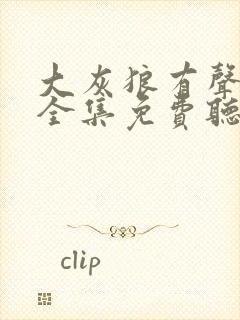 大灰狼有声小说全集免费听