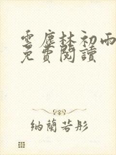 云尘林初雨全文免费阅读