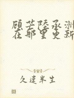 顾芒陆承洲小说在那里更新