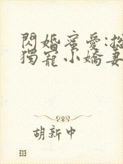 闪婚蜜爱:总裁独宠小娇妻